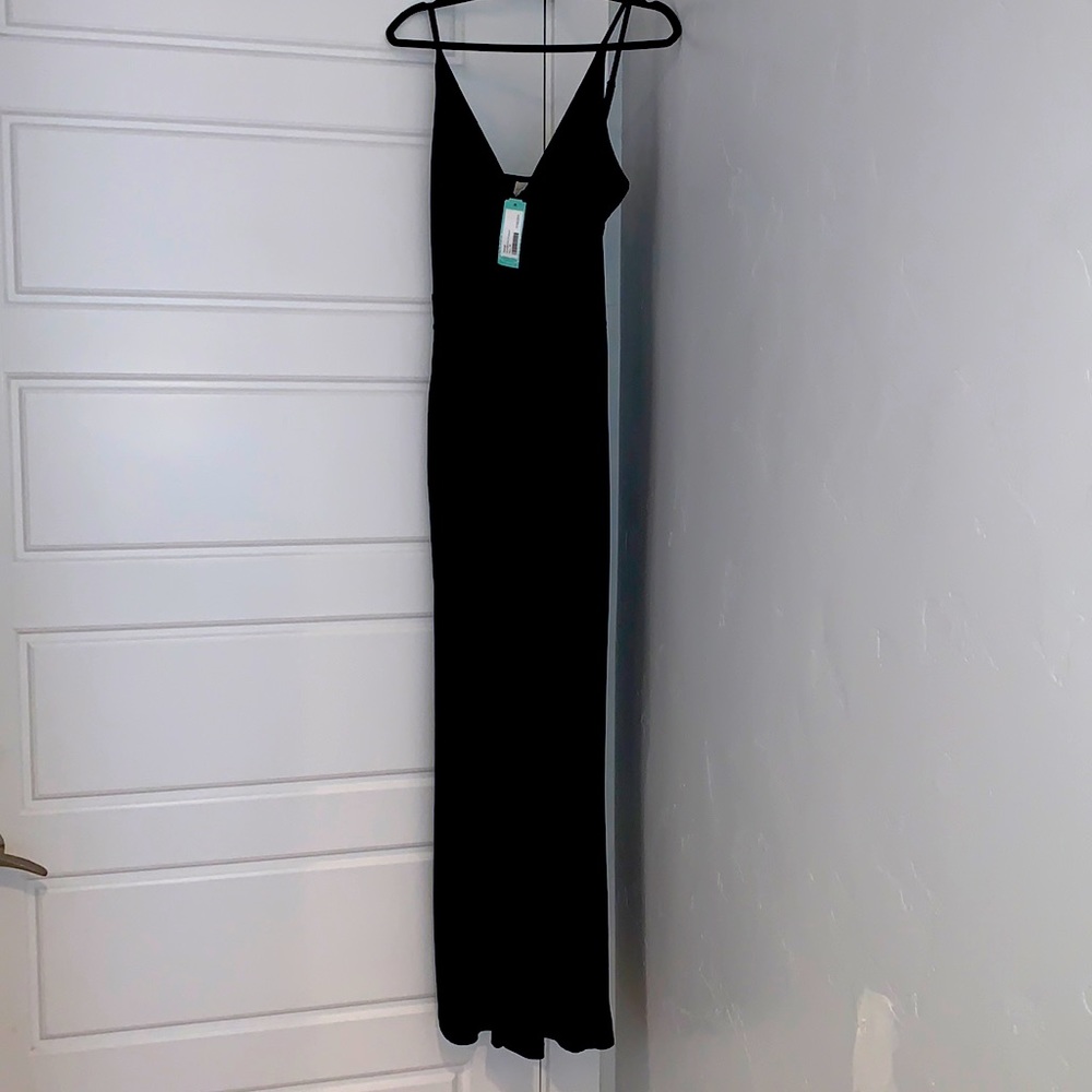Kaileigh Rochelle knit jumpsuit in navy (m)